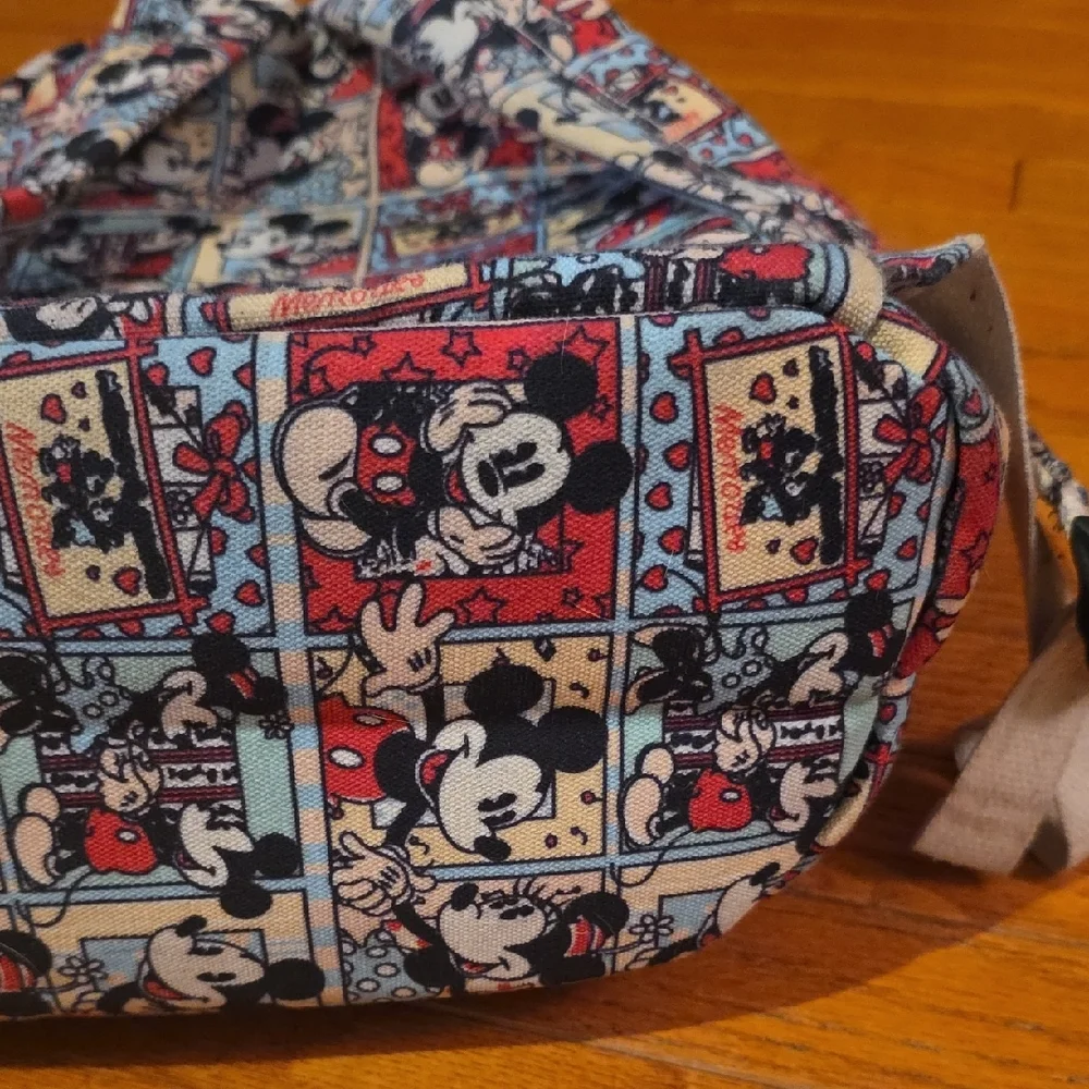 Disney Backpack - Mickey And Minnie Mouse Canvas Backpack - Picture 9 of 15
